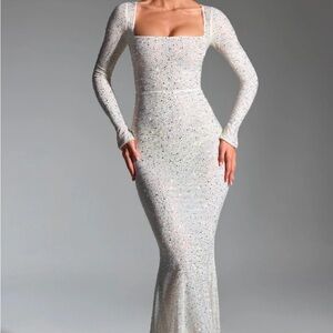 Rhinestoned Oh Polly gown